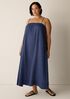 Striped Organic Cotton Gauze Cami Dress