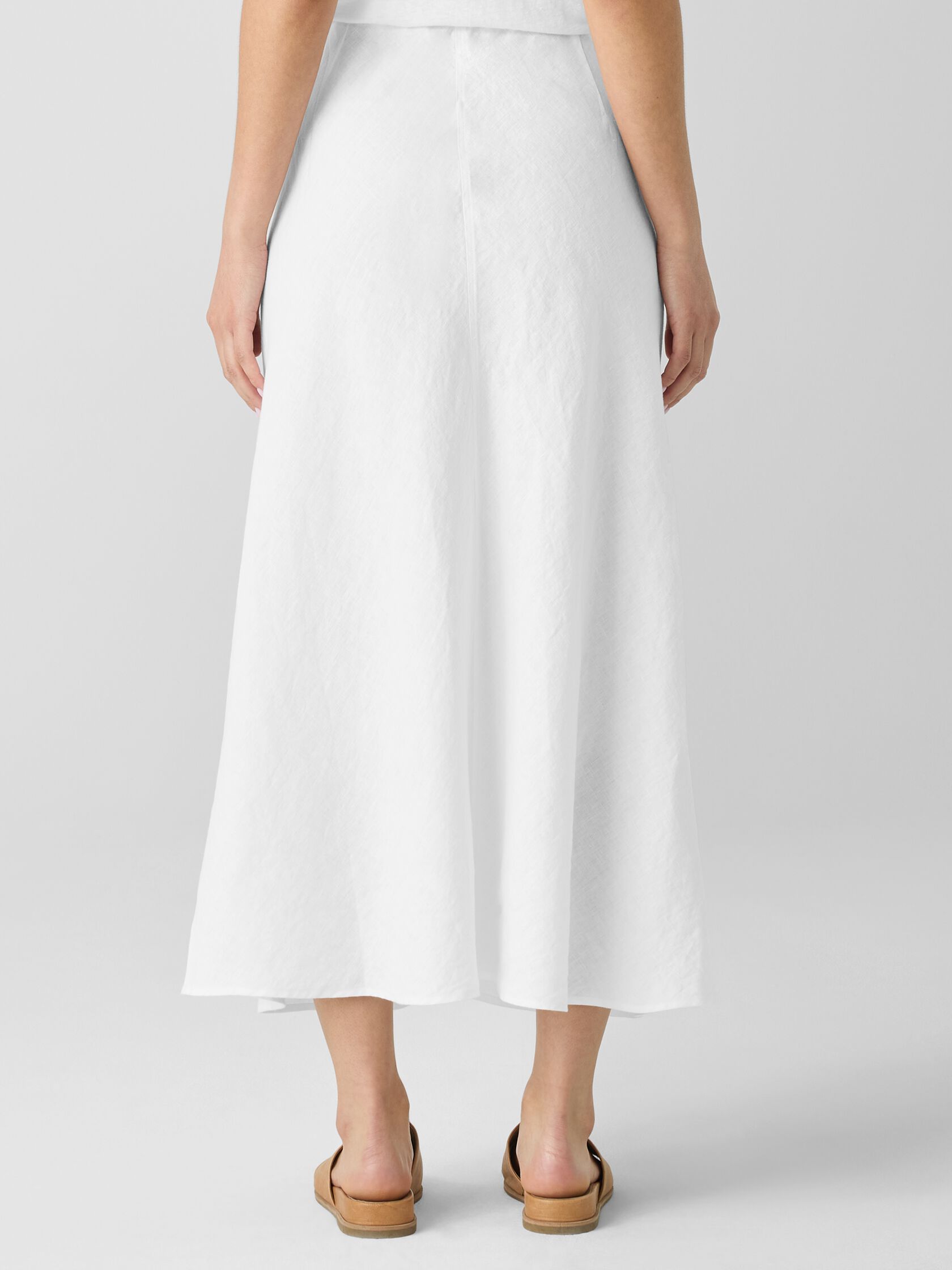 Organic Linen Bias Skirt