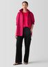 Light Cotton Nylon Stand Collar Jacket