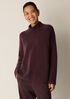 Cashmere Silk Bliss Turtleneck Top