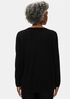 Stretch Crepe with Silk Crew Neck Top