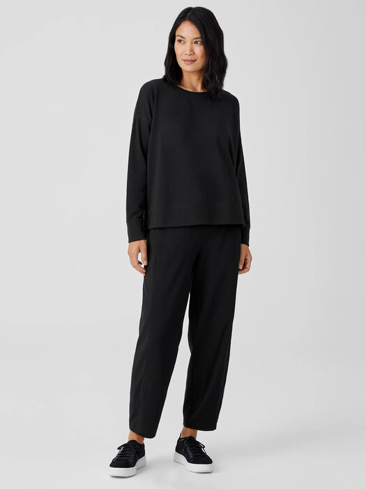 Traceable Organic Cotton Jersey Crew NeckTop