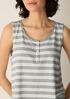 Striped Organic Cotton Jersey Sleep Set