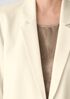 Stretch Wool Crepe Long Blazer