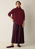 Recycled Wool Cashmere Turtleneck Top