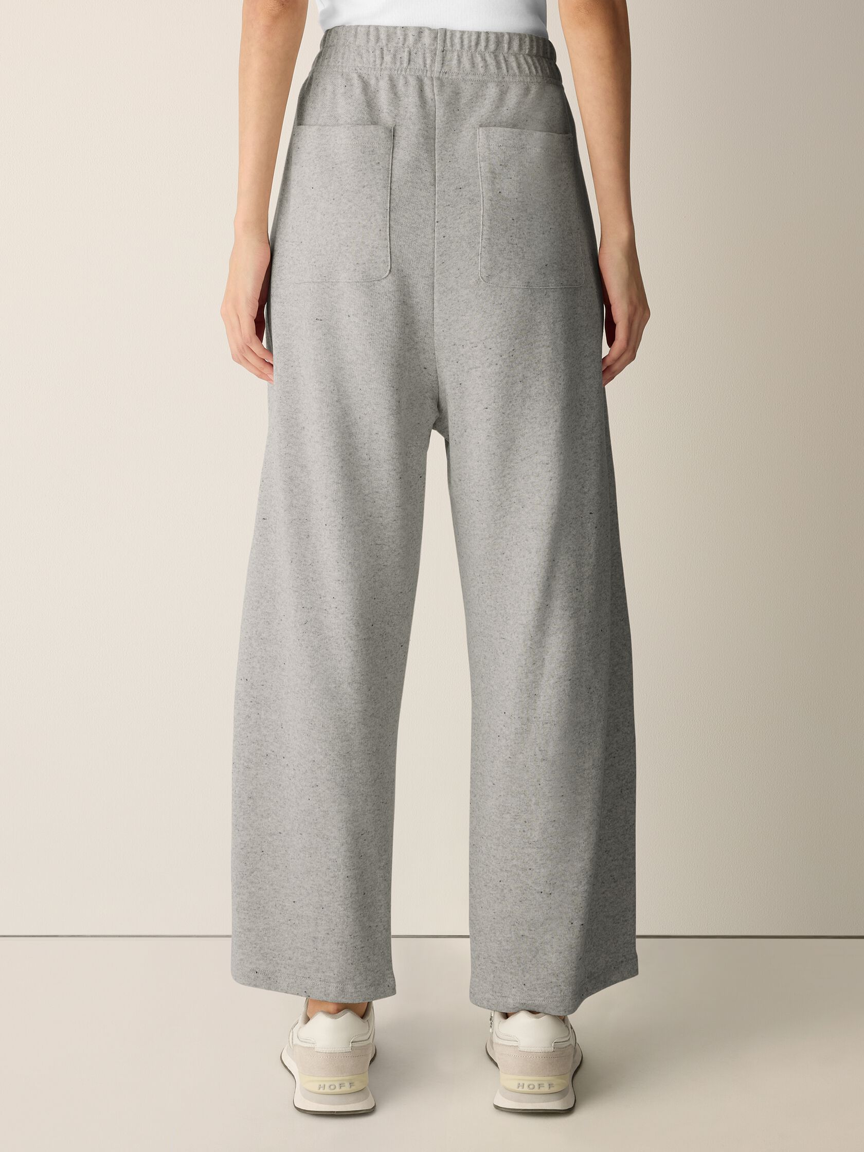 Heathered Fleece Roomy Wide-Leg Pant