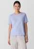 Organic Pima Cotton Jersey Round Neck Tee