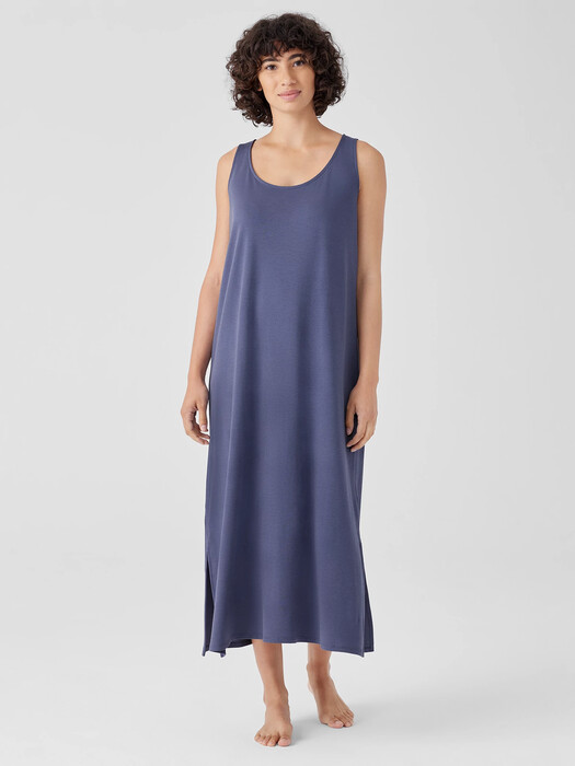 Organic Cotton Interlock Tank Sleep Dress