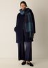 Fine Wool Alpaca Round Neck Coat
