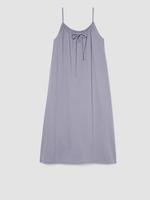 Slubby Organic Cotton Strappy Sleep Dress