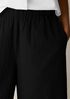 Organic Cotton Pucker Wide-Leg Pant