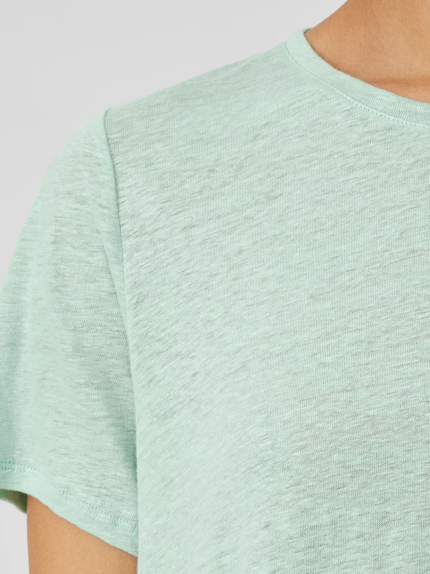 Organic Linen Jersey Crew Neck Tee