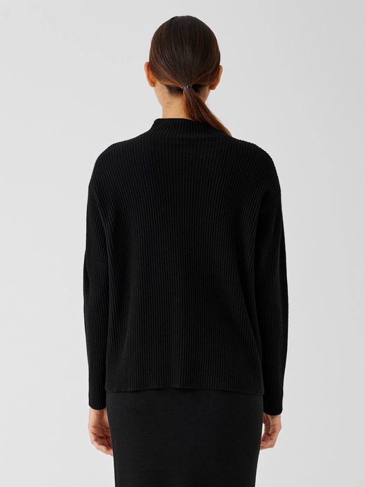 Italian Cashmere Funnel Neck Top