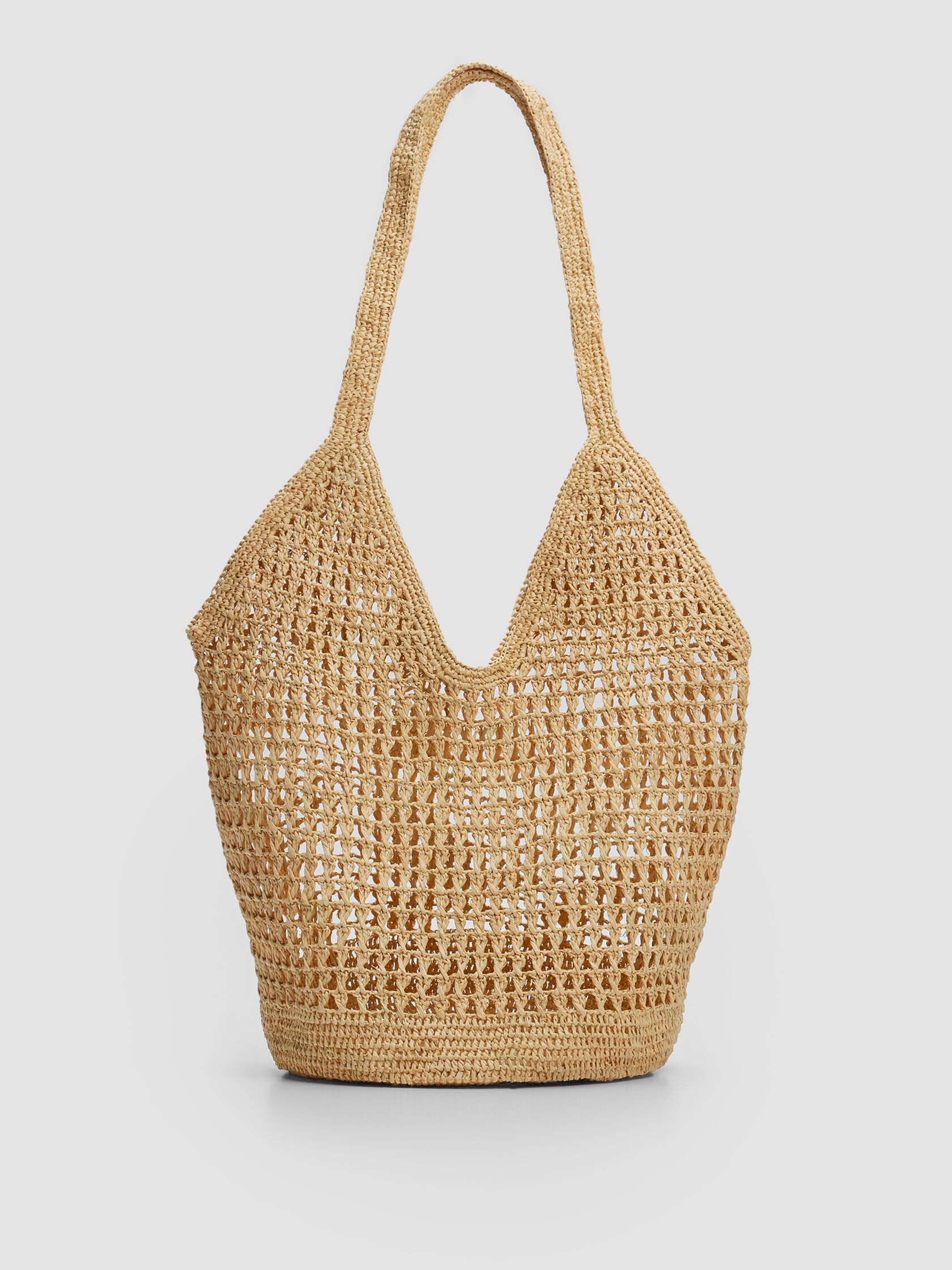 Mar Y Sol for EILEEN FISHER Raffia Shopper Tote