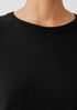 Fine Merino Jersey Crew Neck Top in Regenerative Wool