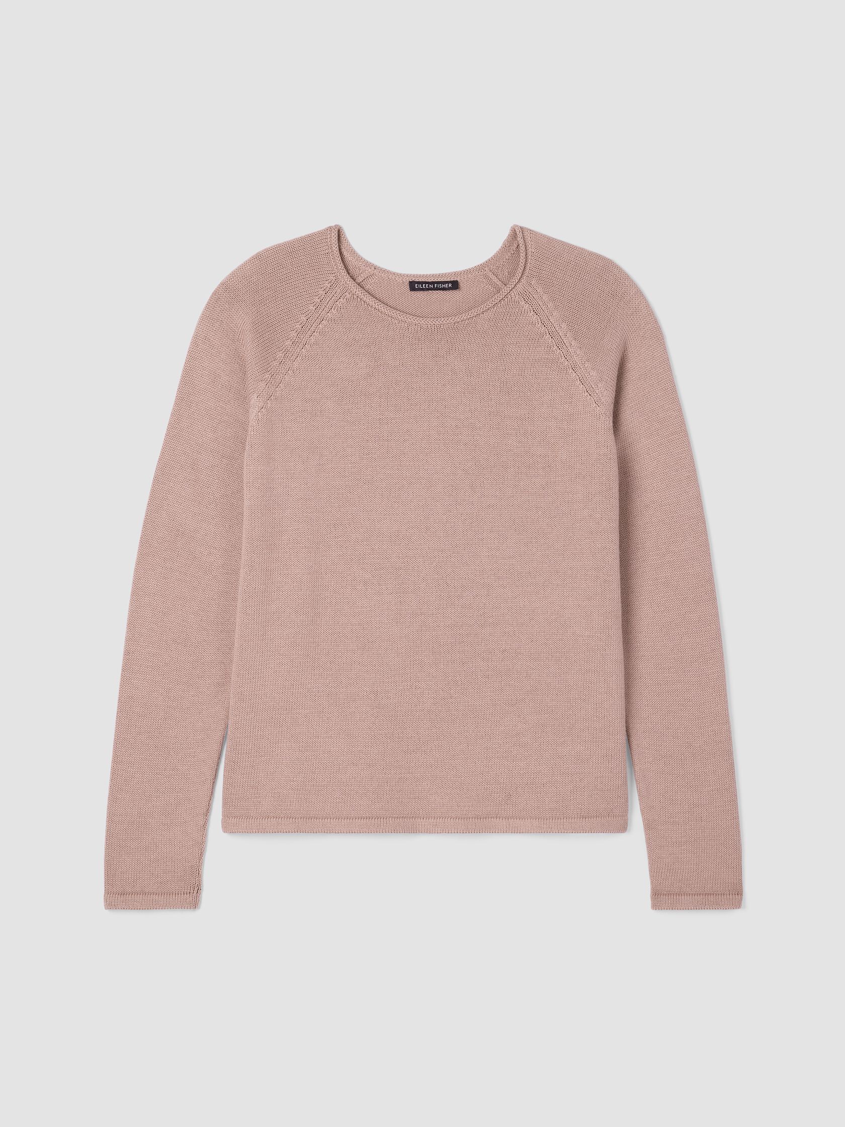 Peruvian Cotton Blend Crew Neck Top