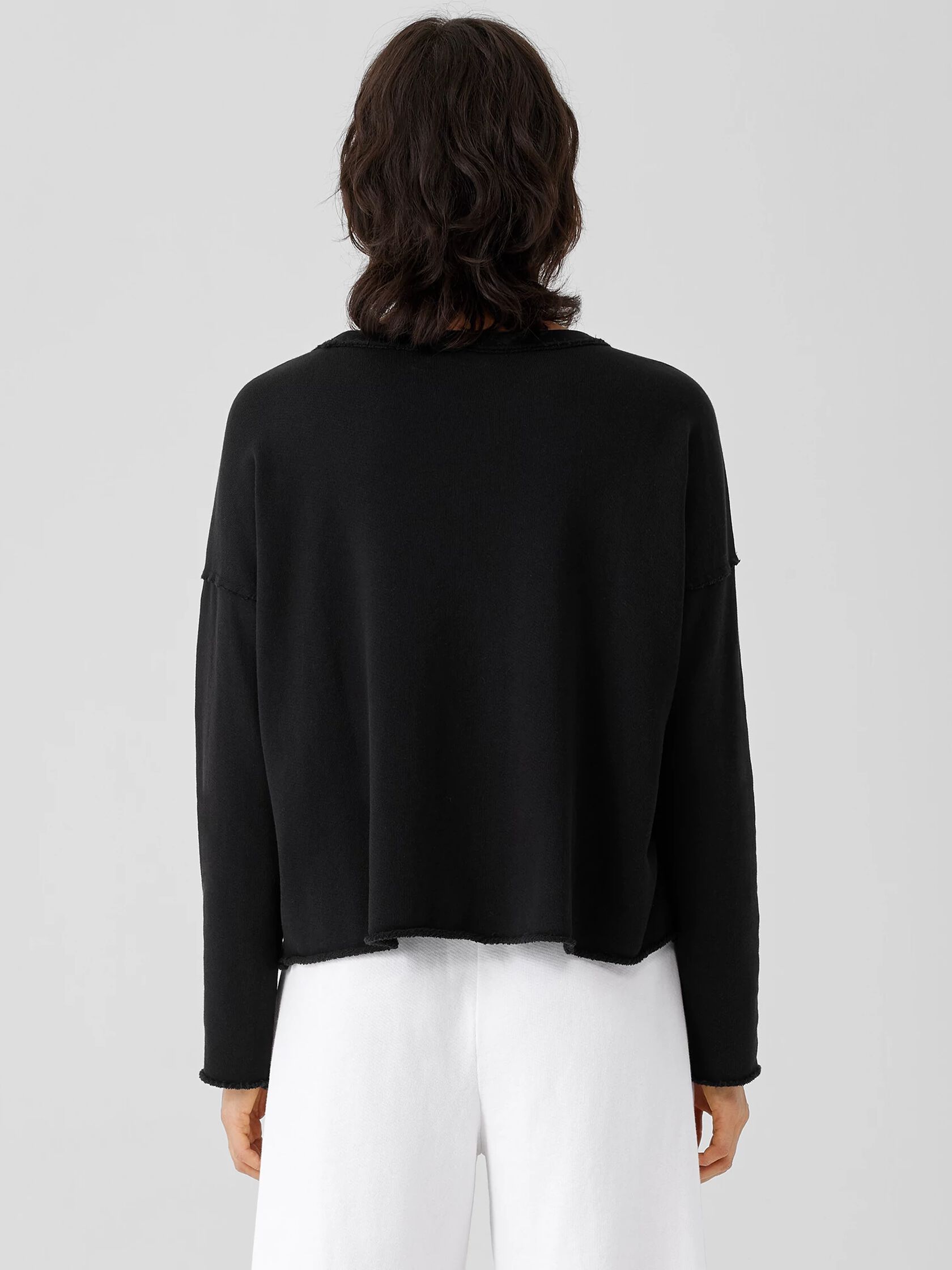Lightweight Organic Cotton Terry Box-Top