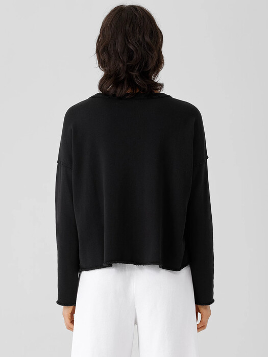 Lightweight Organic Cotton Terry Box-Top