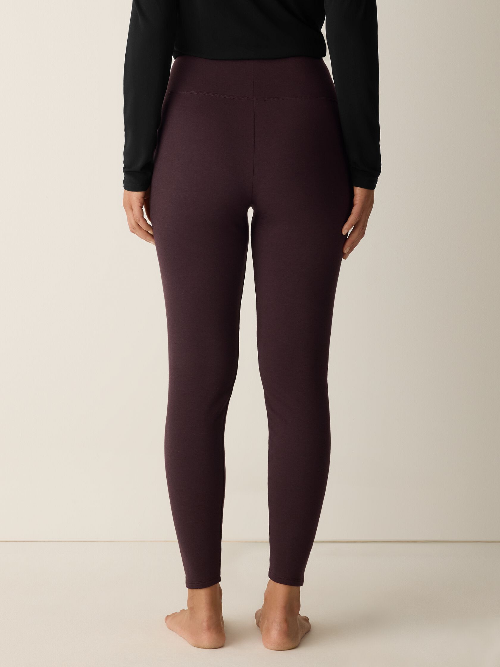 Cozy Brushed Terry Hug High-Waisted Leggings