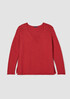 Peruvian Organic Cotton Crimp V-Neck Top