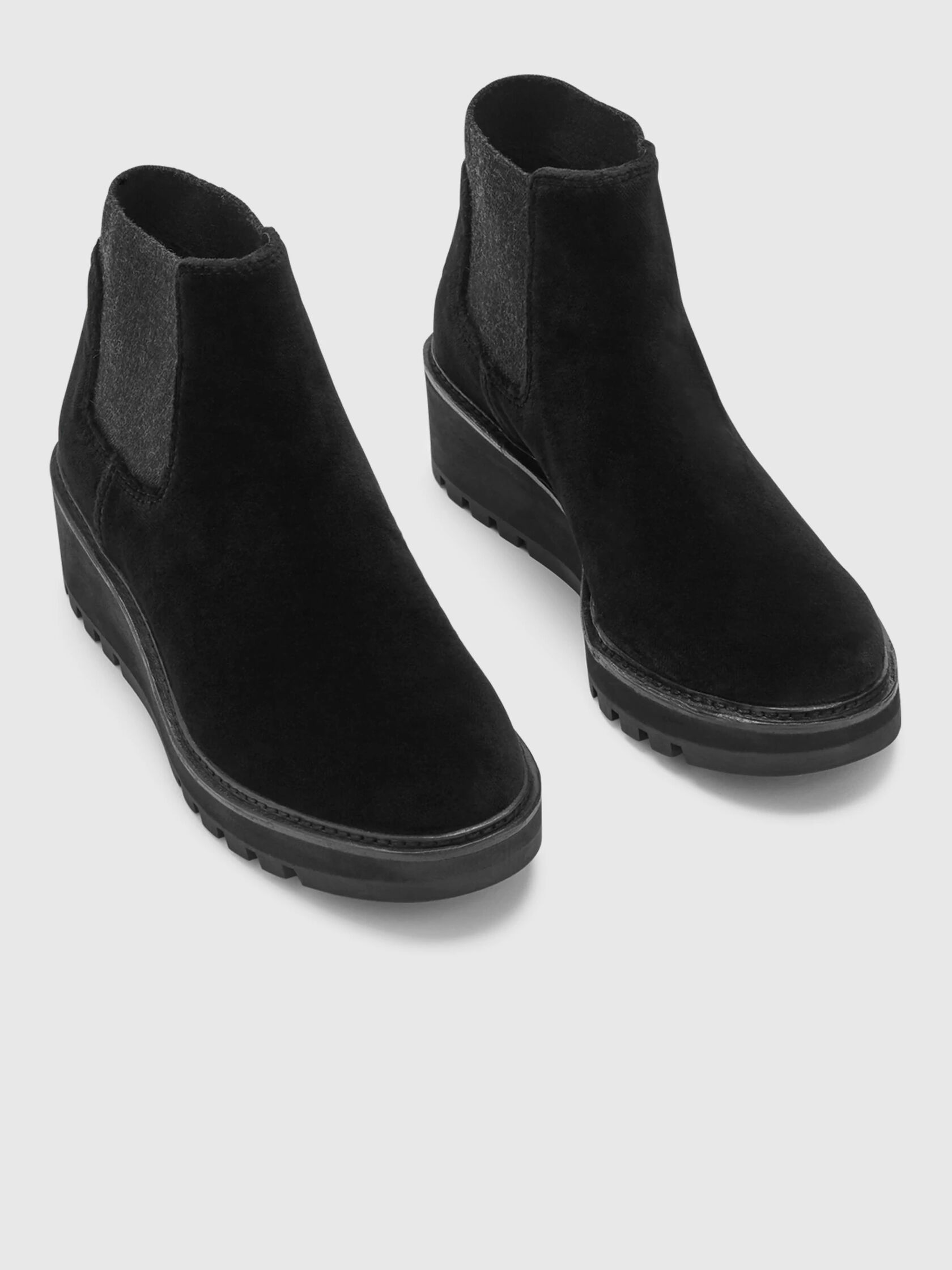Chelsea Wedge Washed Leather Bootie