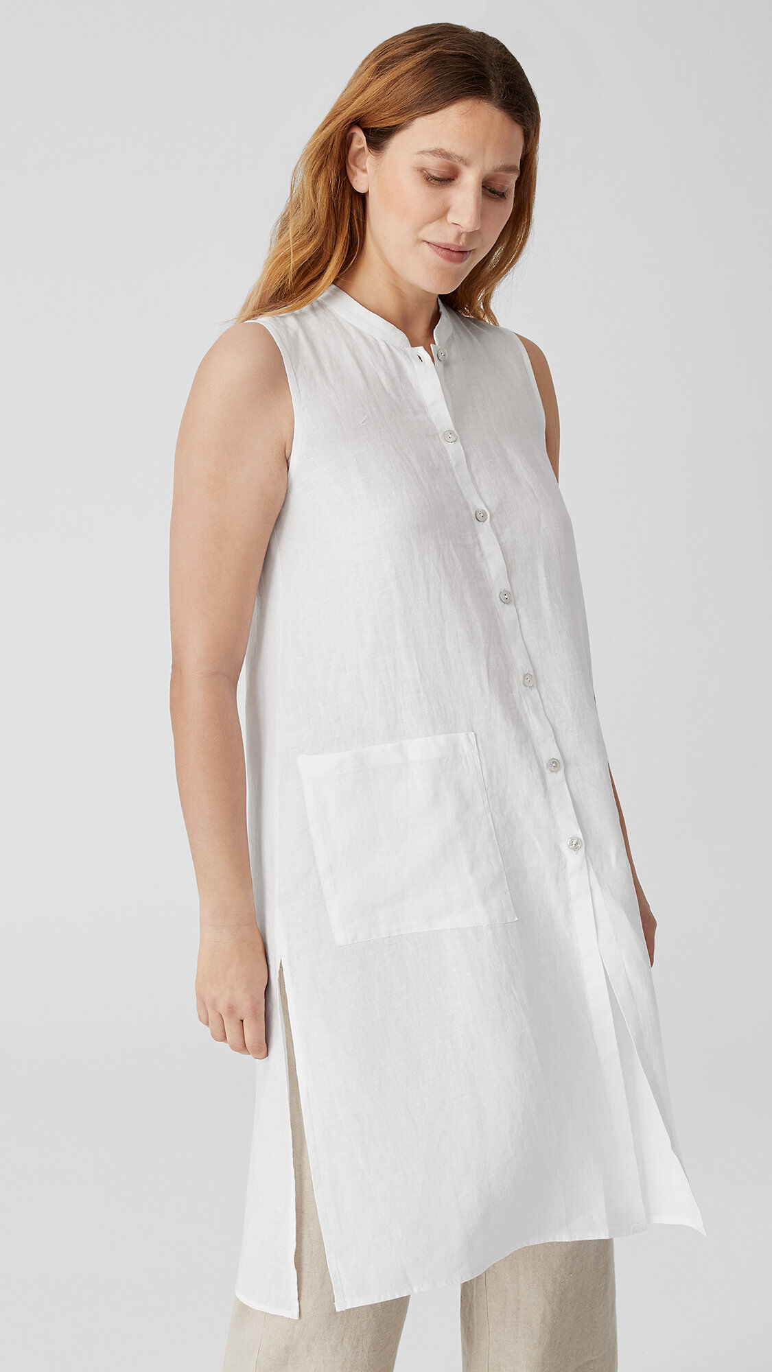 Organic Handkerchief Linen Long Shirt