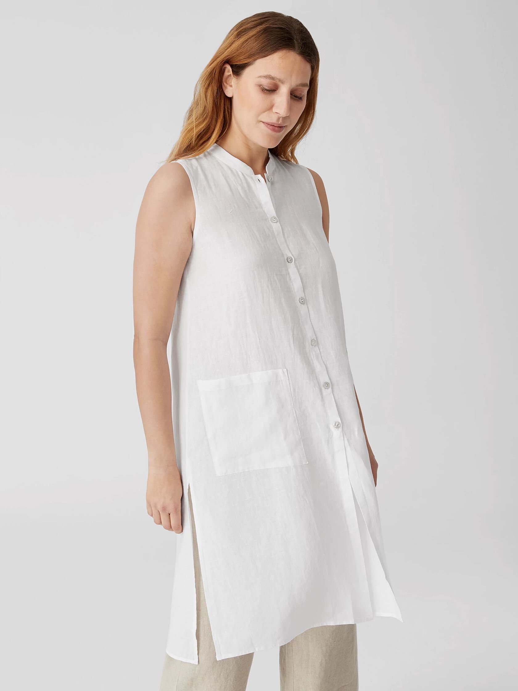 Organic Handkerchief Linen Long Shirt