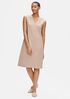 Flex Tencel Ponte V-Neck Dress
