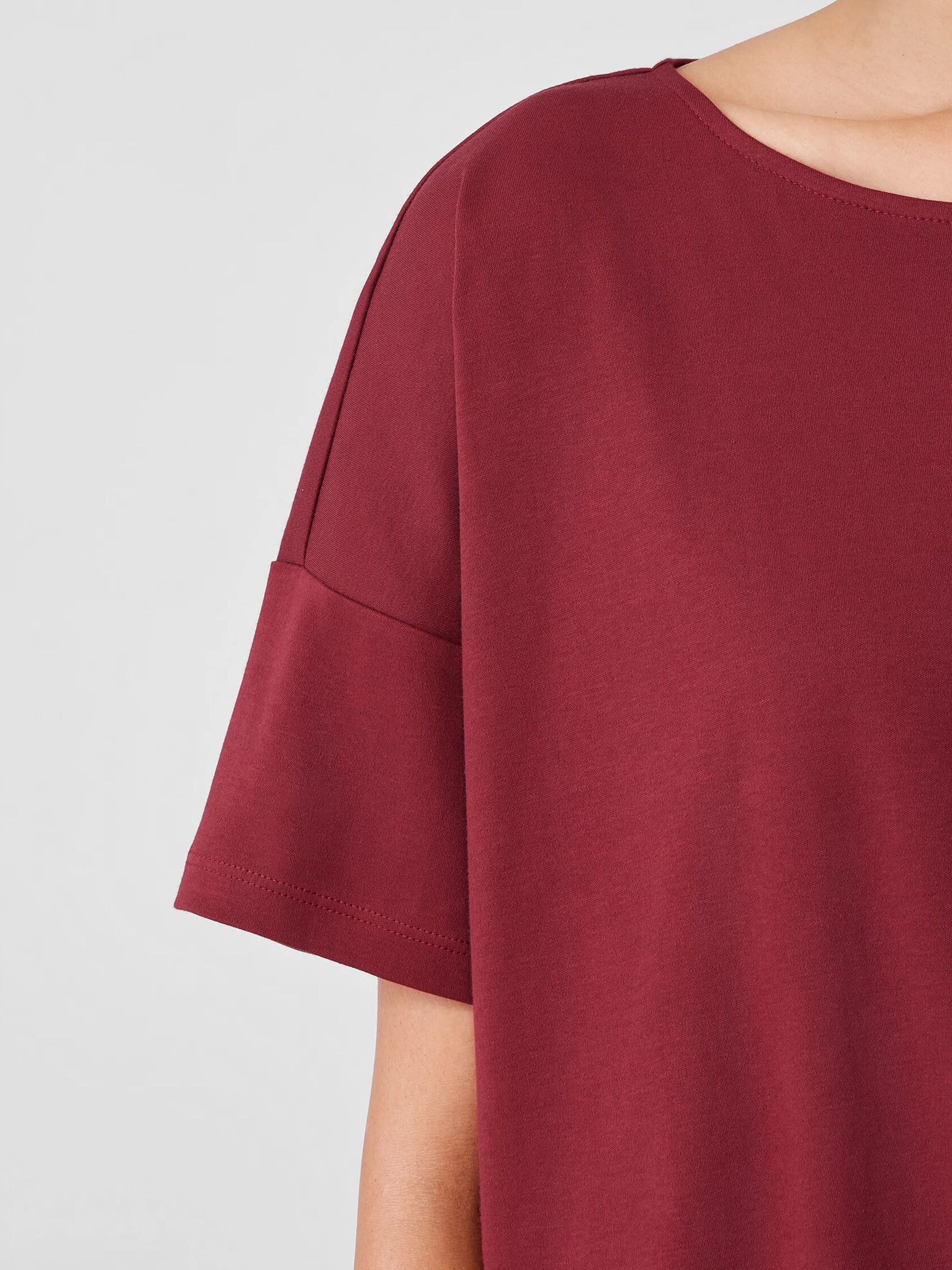 Cozy Organic Cotton Interlock Tee