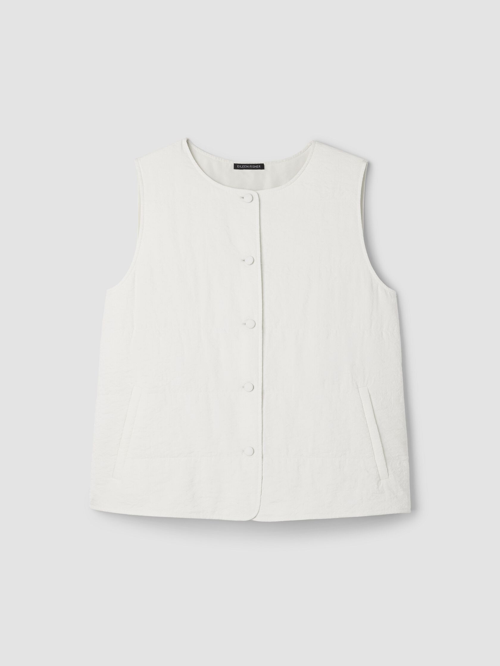 Silk Nylon Quilted Vest