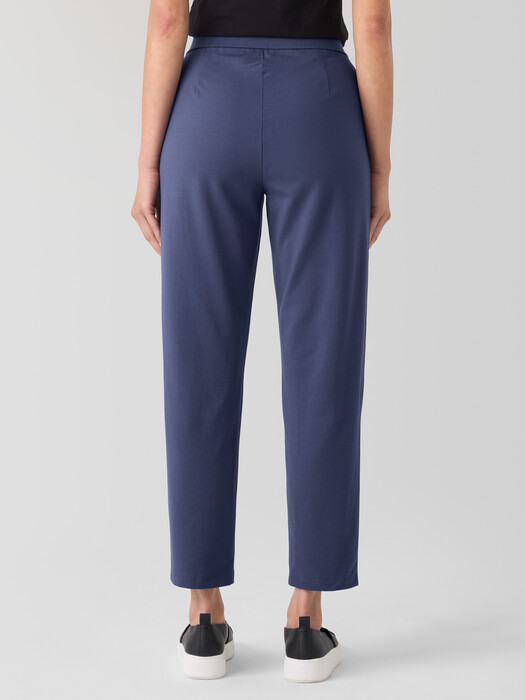 Pima Cotton Stretch Jersey Tapered Pant