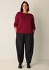 Peruvian Cotton Blend Bateau Neck Top