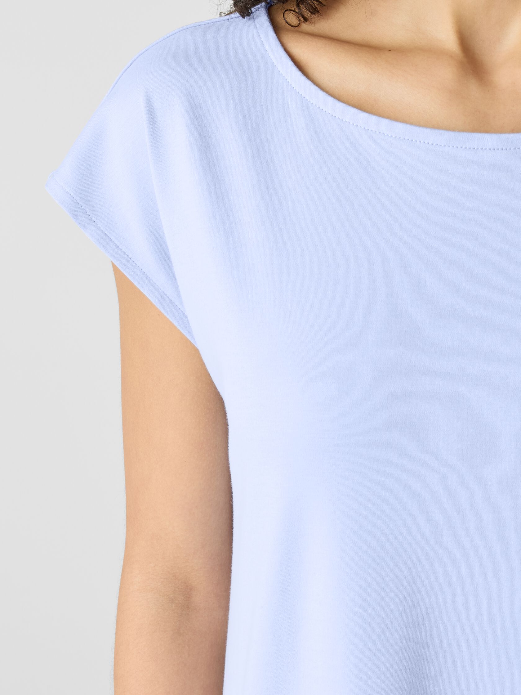Organic Cotton Interlock Ballet Neck Sleep Dress