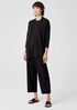 Organic Cotton Linen Slub High Collar Cardigan