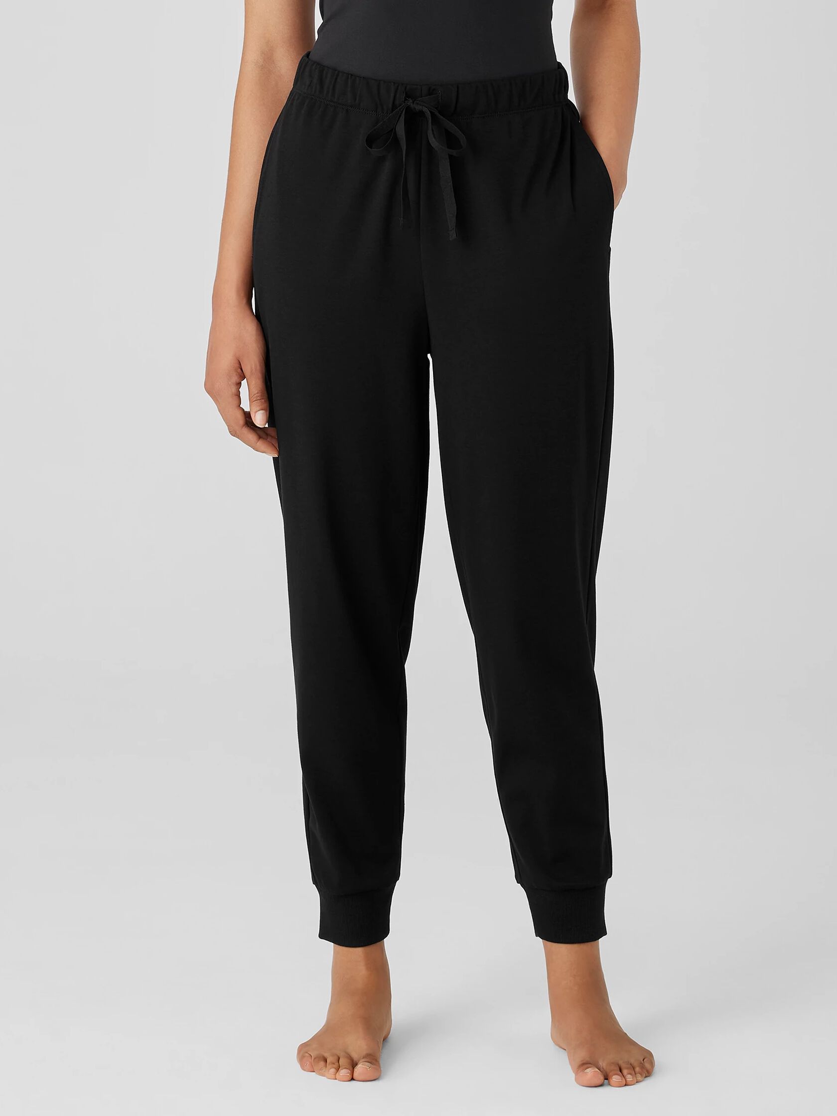 Organic Cotton Interlock Jogger Sleep Pant