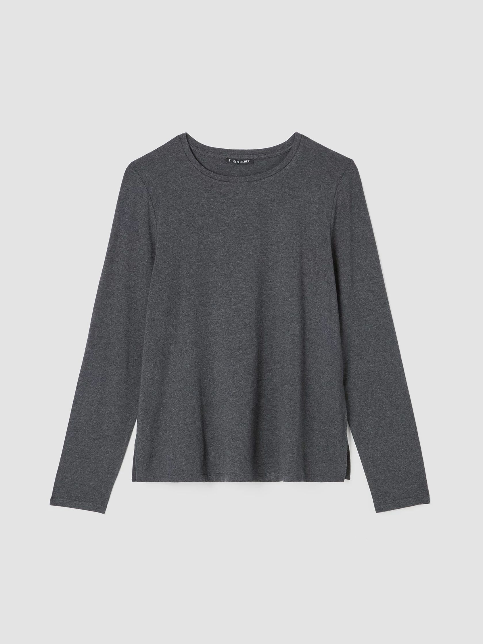 Fine Jersey Crew Neck Top