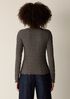 Bubble Jacquard Round Neck Top