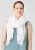 Linen Cotton Shadow Plaid Scarf