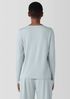 Organic Cotton Interlock Henley Sleep Top