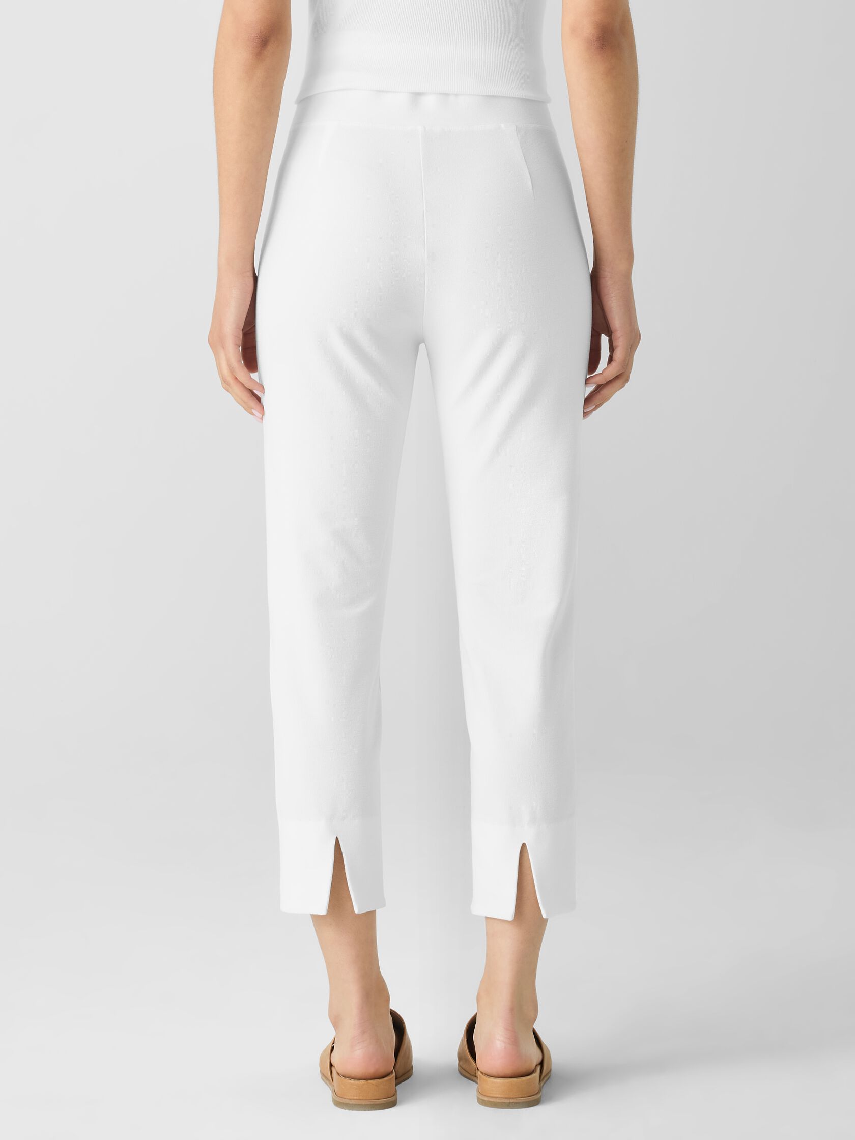 Washable Stretch Crepe Slim Pant