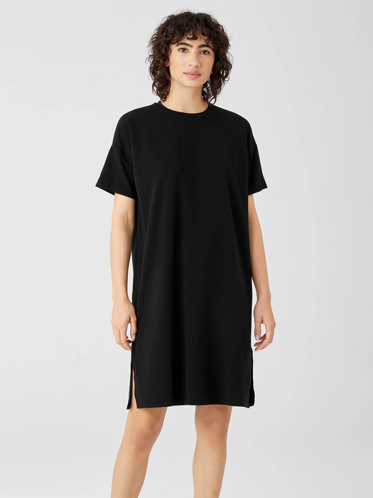 Pima Cotton Stretch Jersey T-Shirt Dress