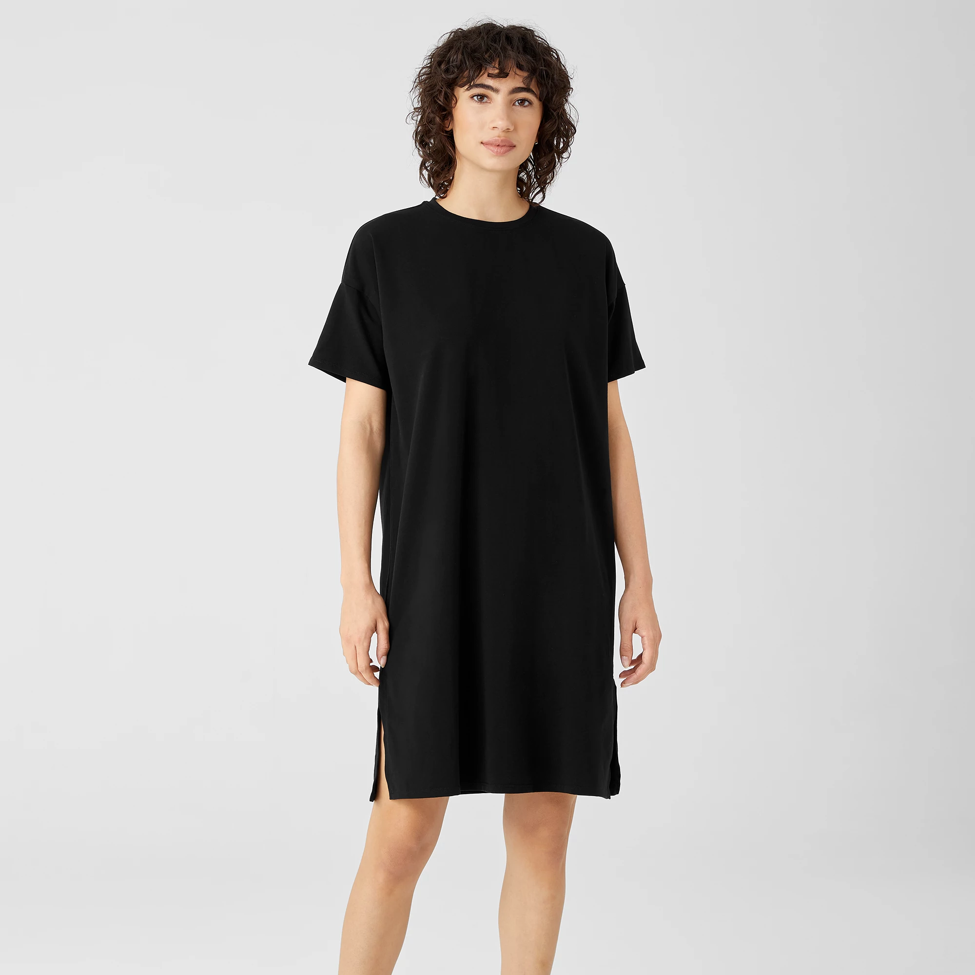 Long cotton t shirt dress clearance
