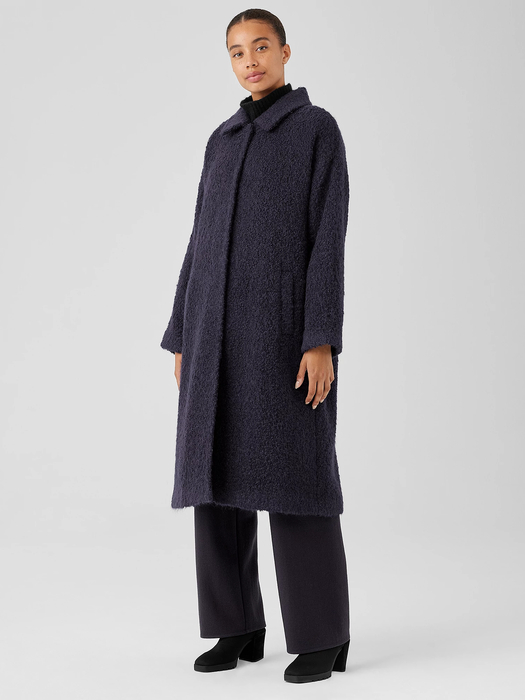 Alpaca Boucle Classic Collar Coat