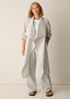Light Cotton Nylon Drape Neck Coat