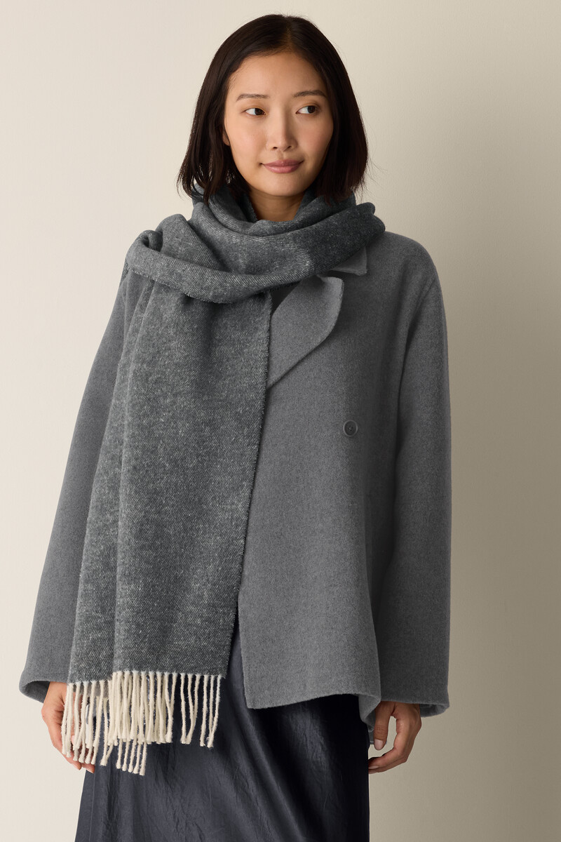 Brushed Recycled Cotton Cashmere Scarf Brushed Recycled Cotton Cashmere Scarf