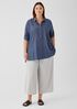 Airy Organic Cotton Twill Classic Collar Shirt