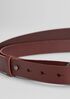 Vegetable Tanned Italian Leather Wrap Belt