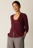 Organic Linen Cotton V-Neck Cardigan
