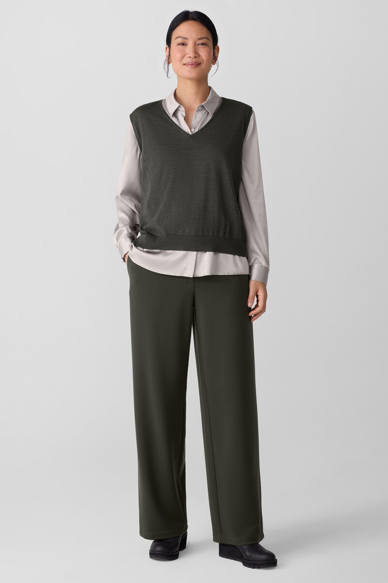 Superfine Merino Vest in Regenerative Wool Superfine Merino Vest in Regenerative Wool