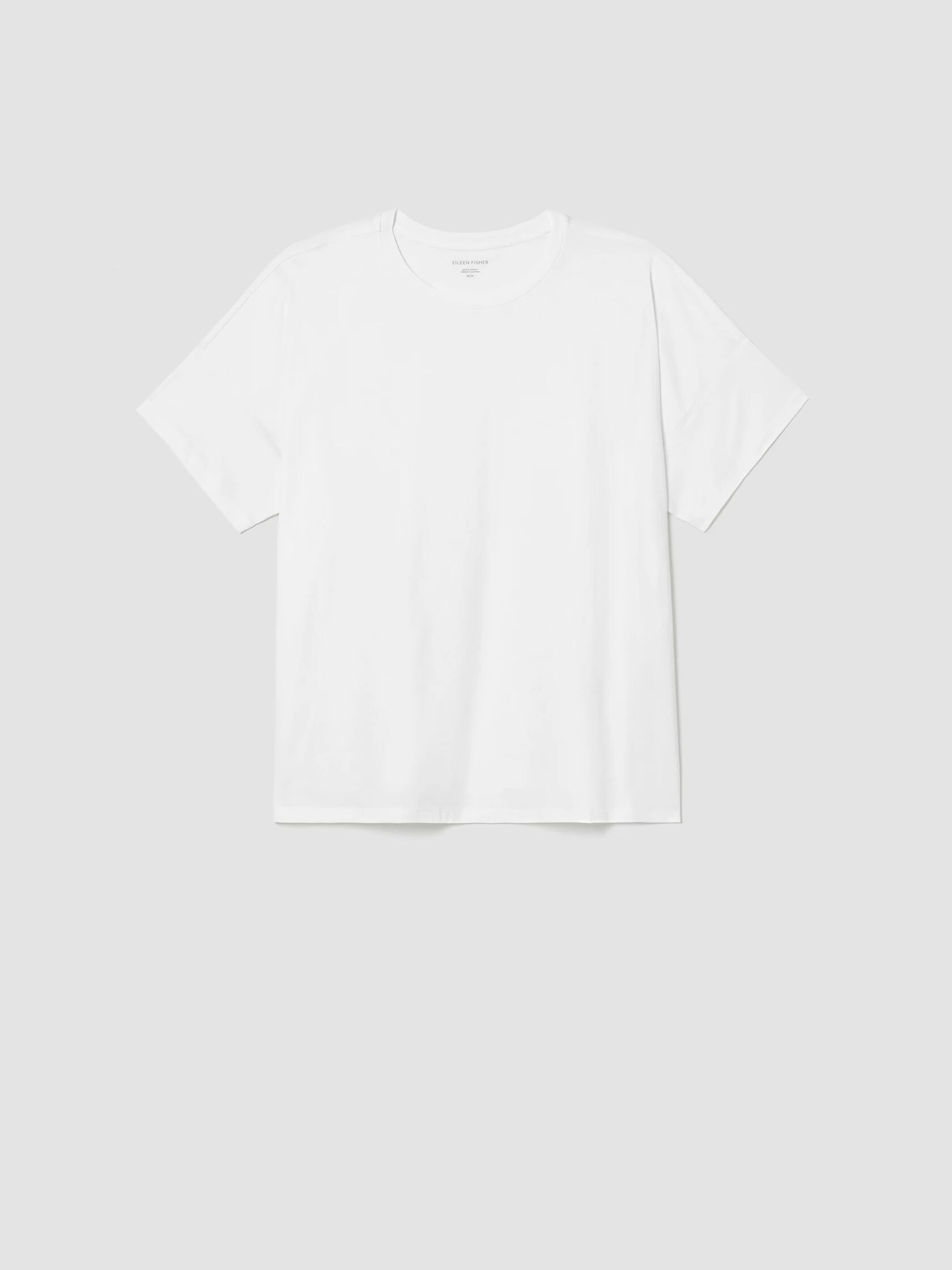 Organic Cotton Easy Jersey Crew Neck Tee